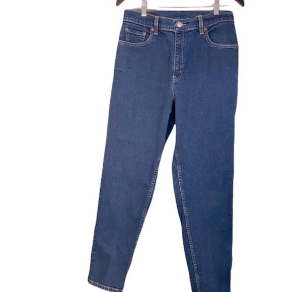 Vintage Levis 550 Dark Wash High Rise Tapered Jeans - Picture 3 of 15